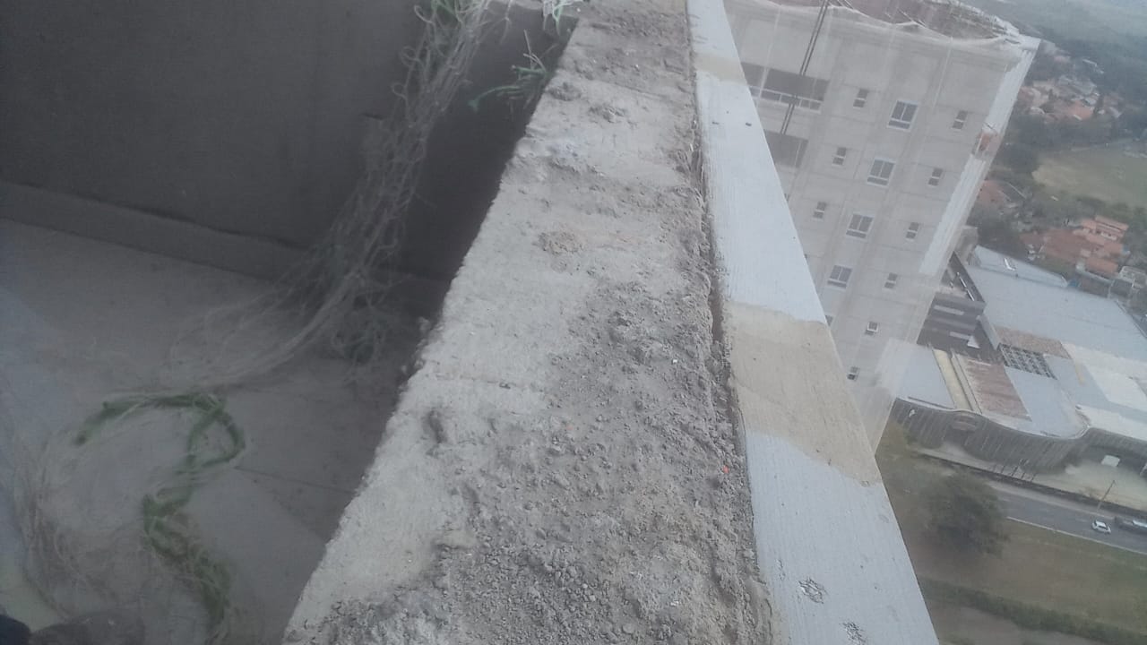 Impermeabilização de parapeito com manta